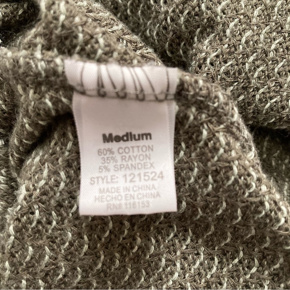 Poof! Sleeveless Cowl Neck Knit Sweater Tank Top Juniors Size Large Green - Picture 4 of 5